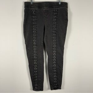 ❤️ Torrid Dark Gray Lace Front Denim Jeans
